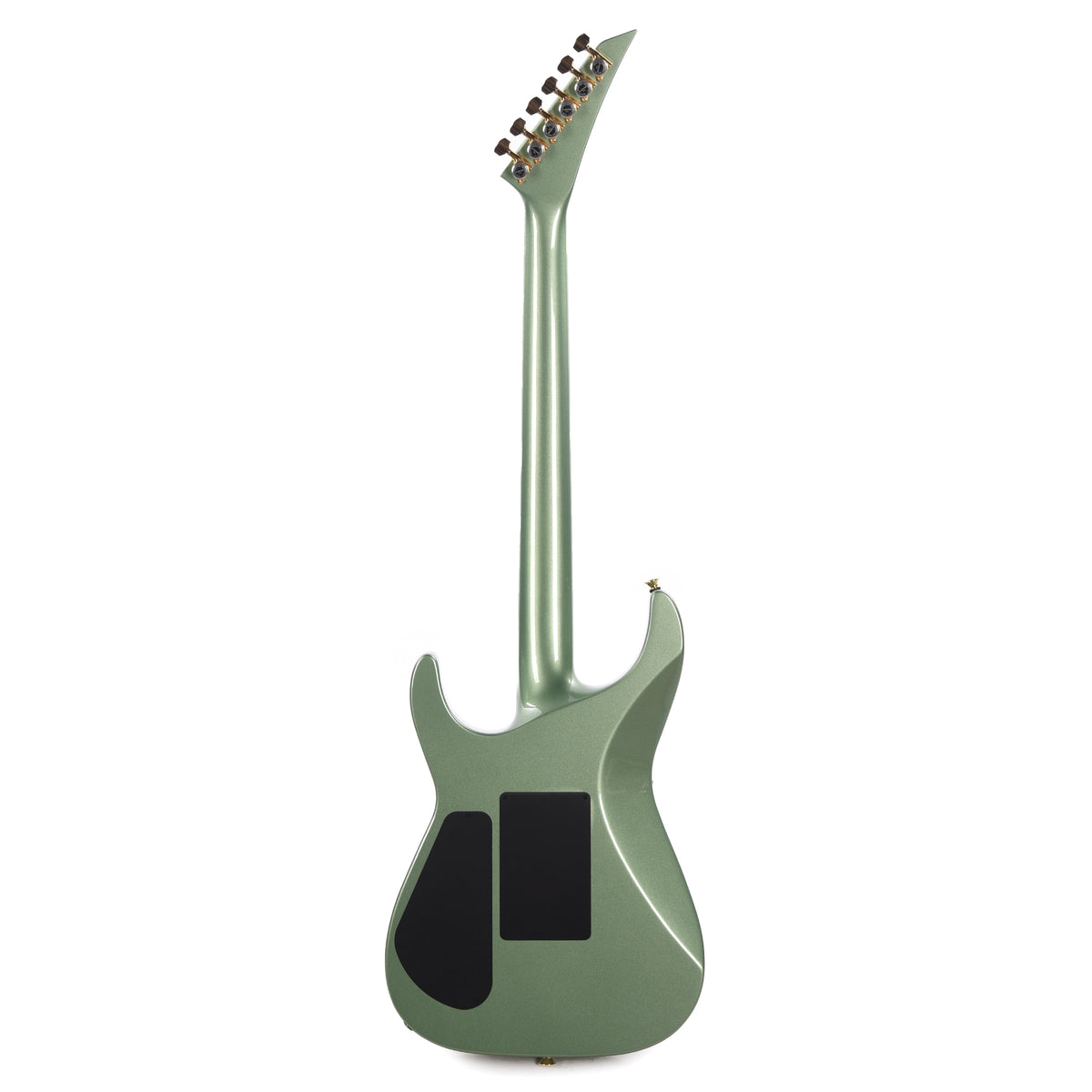 Jackson Custom Shop Soloist 2H FR Sage Green Metallic Electric Guitars / Solid Body