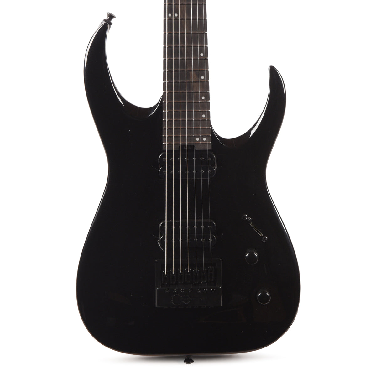 Jackson Pro Plus Series Signature Misha Mansoor Juggernaut ET7 Metallic Black Electric Guitars / Solid Body