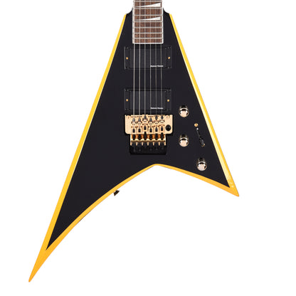 Jackson X Series Rhoads RRX24 Black w/Yellow Bevels Electric Guitars / Solid Body