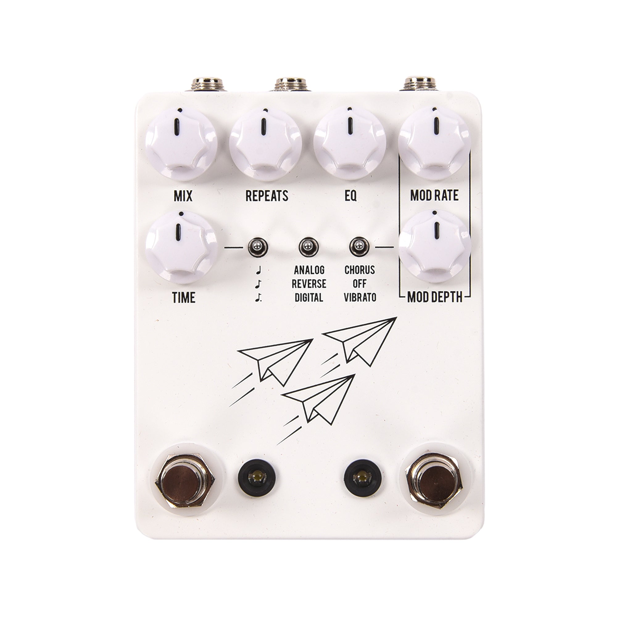 JHS Flight Delay Pedal White Effects and Pedals / Delay