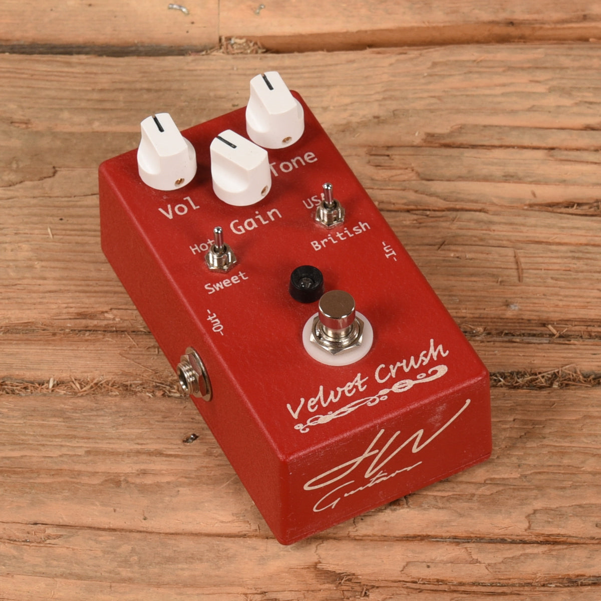JW Guitars Velvet Crush Overdrive Effects and Pedals / Overdrive and Boost