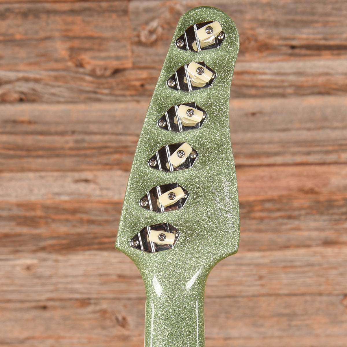 Kauer Banshee Green Sparkle Electric Guitars / Solid Body