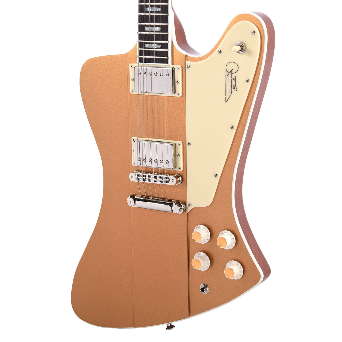 Kauer Banshee Standard Goldtop Brown Mahogany Back w/Wolfetone Kauerbuckers Electric Guitars / Solid Body