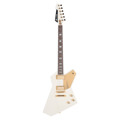 Kauer Gripen Standard Olympic White w/Gold Kauerbuckers Electric Guitars / Solid Body