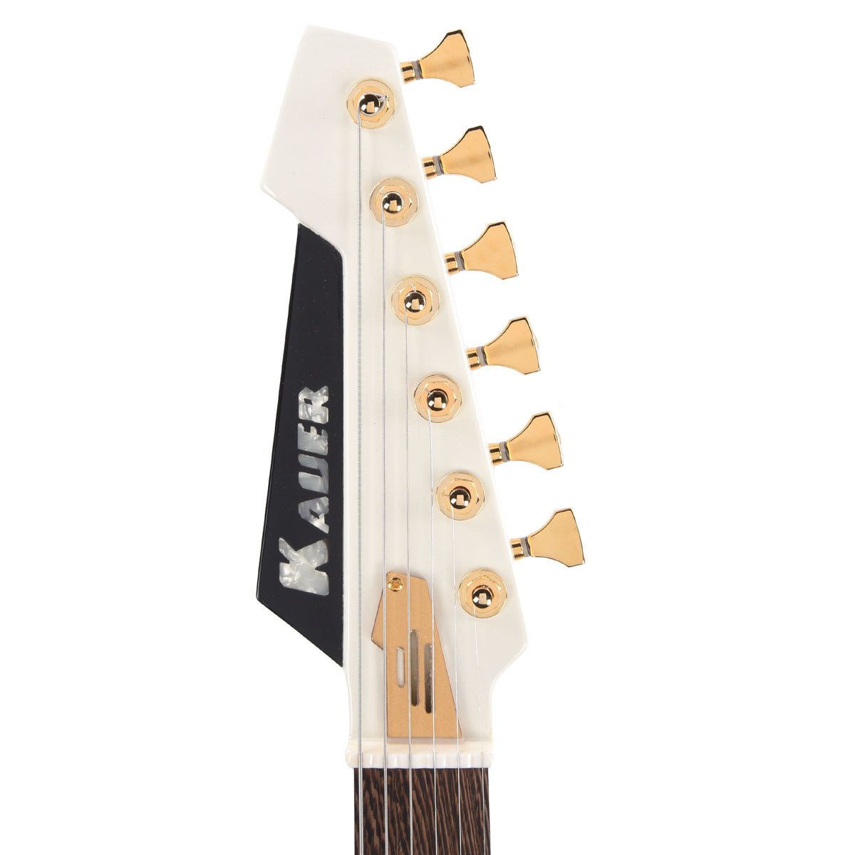 Kauer Gripen Standard Olympic White w/Gold Kauerbuckers Electric Guitars / Solid Body