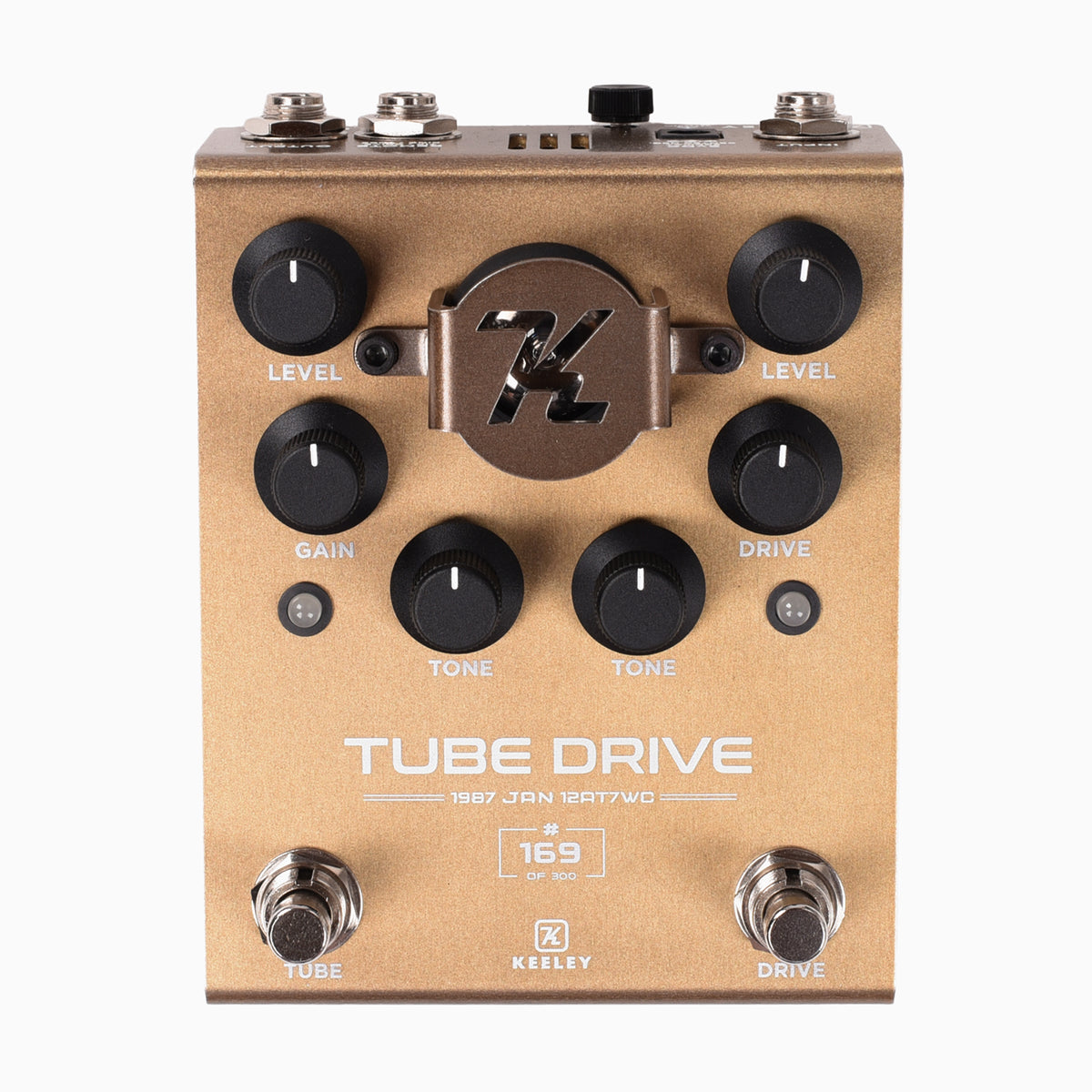Keeley Limited Edition Tube Drive 1987 Philips JAN 12AT7WC Effect Pedals
