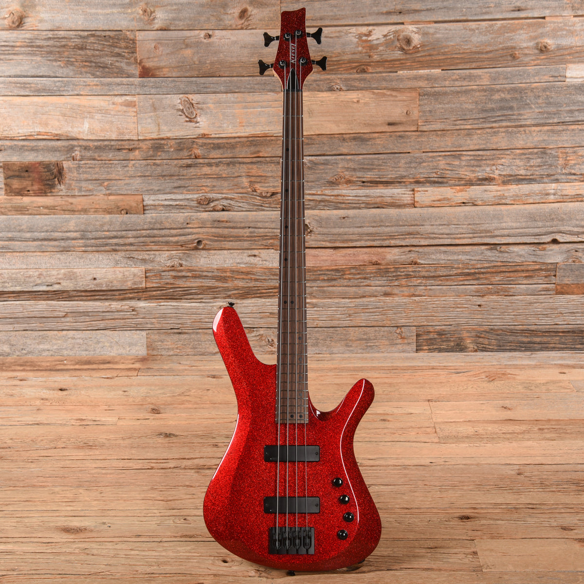 Kiesel Vanquish 4 Red Sparkle Bass Guitars / 4-String