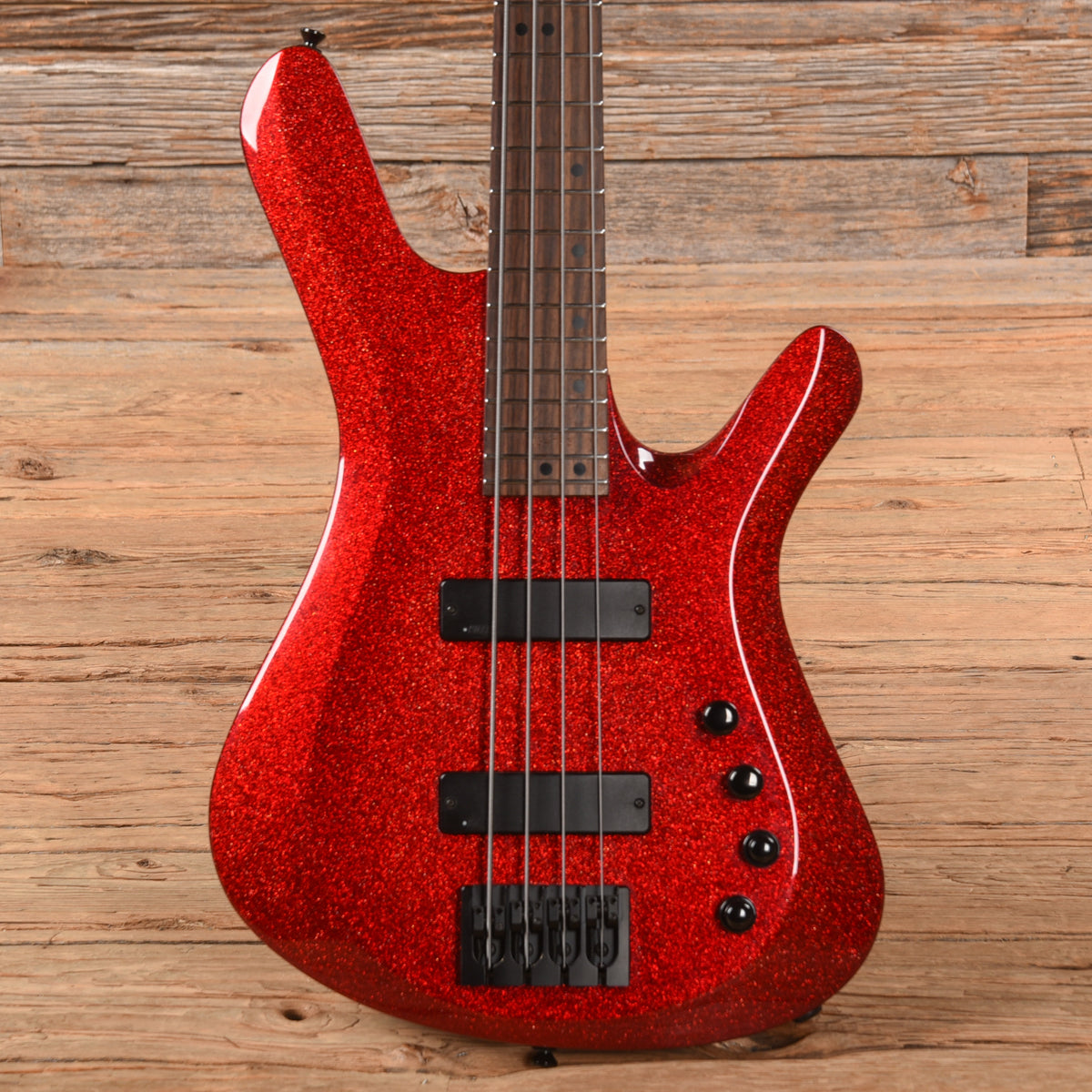 Kiesel Vanquish 4 Red Sparkle Bass Guitars / 4-String