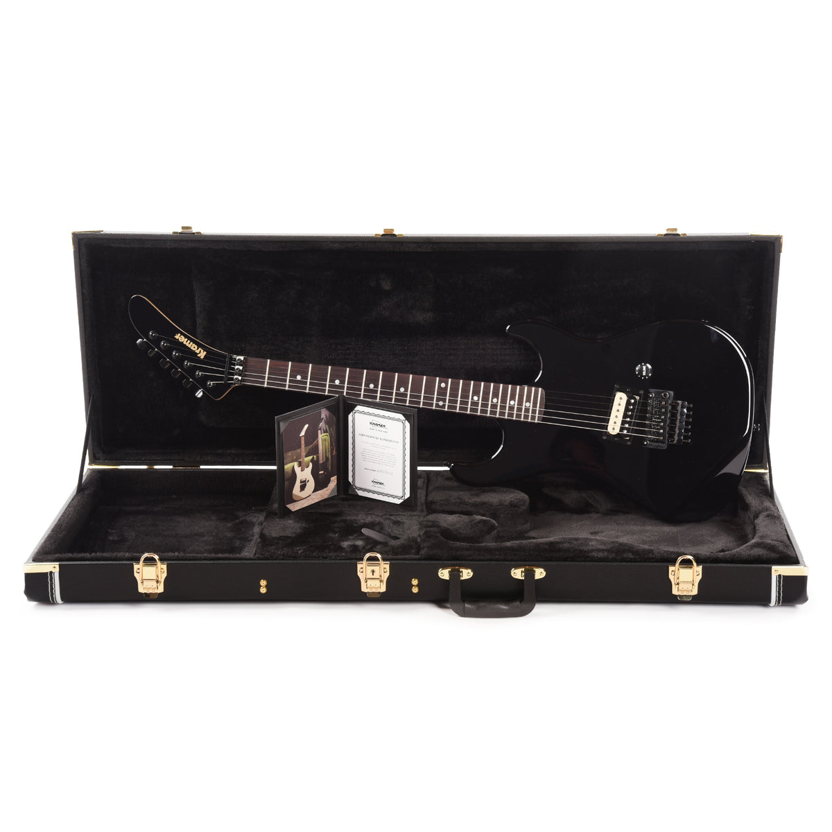 Kramer 1983 Baretta Reissue MIJ Ebony Electric Guitars / Solid Body