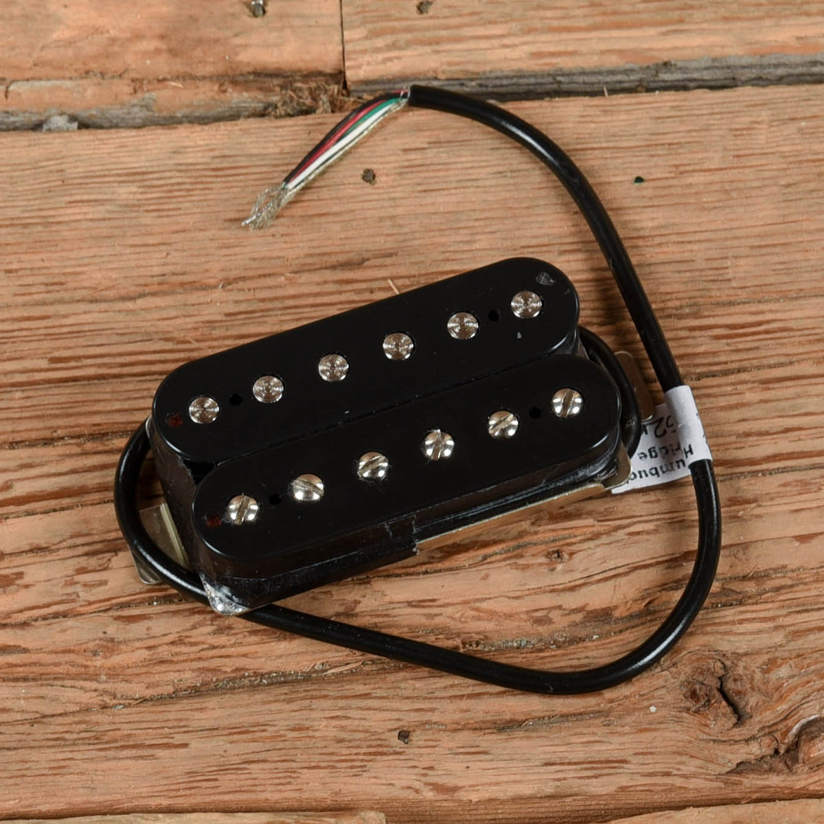Lindy Fralin High Output Bridge Humbucker 52mm Black 4 Conductor with Shield Parts / Guitar Pickups
