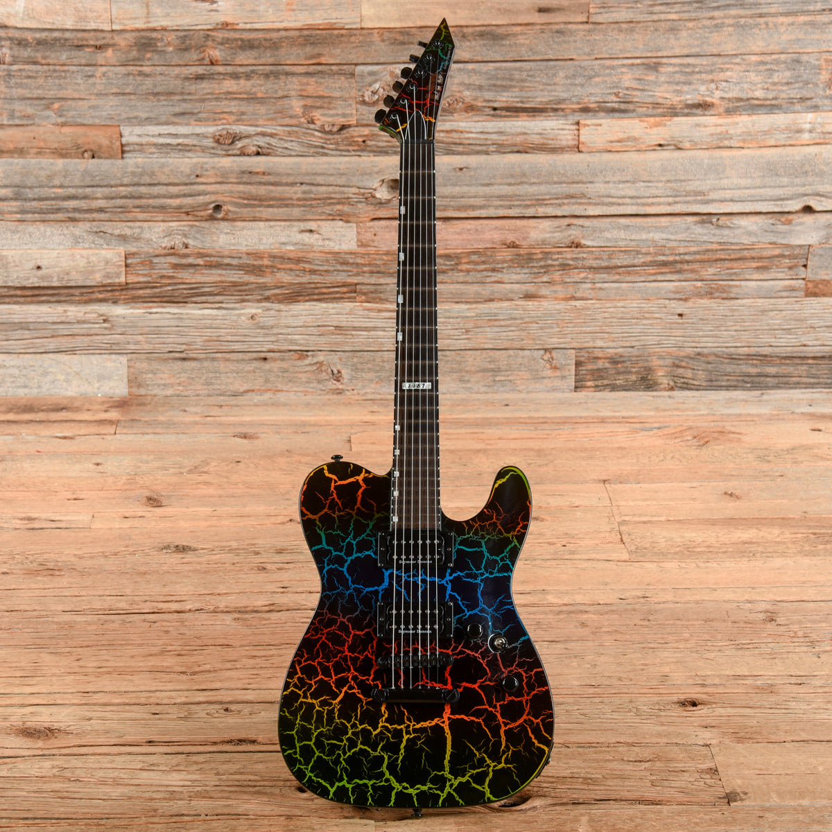 LTD Eclipse Custom NT '87 Rainbow Crackle 2021 Electric Guitars