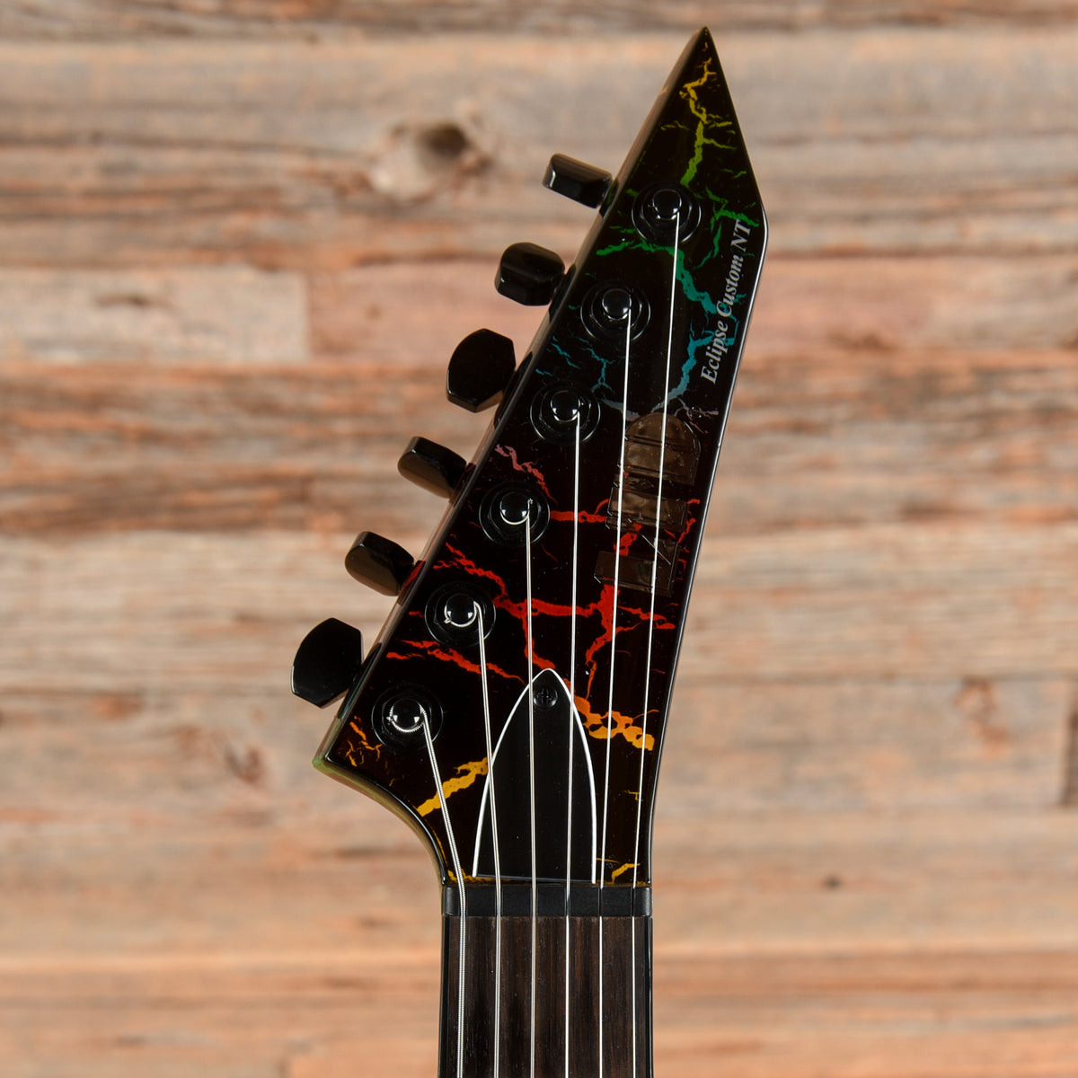 LTD Eclipse Custom NT '87 Rainbow Crackle 2021 Electric Guitars