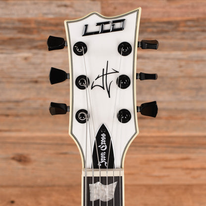 LTD James Hetfield Iron Cross White 2024 Electric Guitars