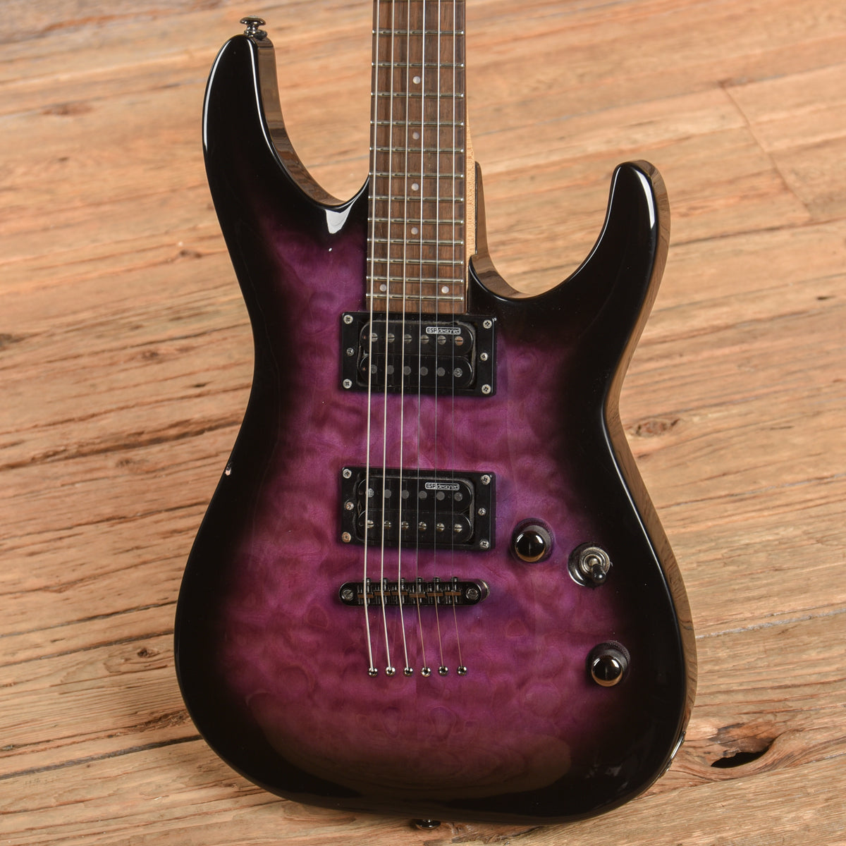 LTD MH-100 QMNT Reindeer Blue 2014 Electric Guitars / Solid Body