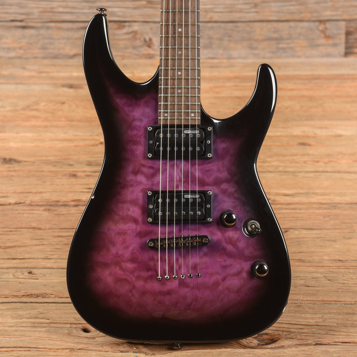 LTD MH-100 QMNT Reindeer Blue 2014 Electric Guitars / Solid Body