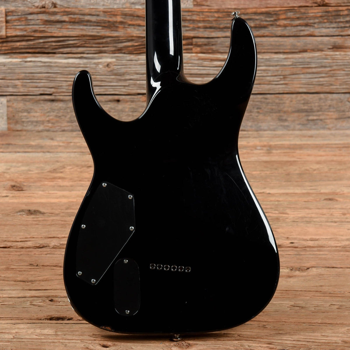 LTD MH-401QMNT Transparent Black 2008 Electric Guitars / Solid Body