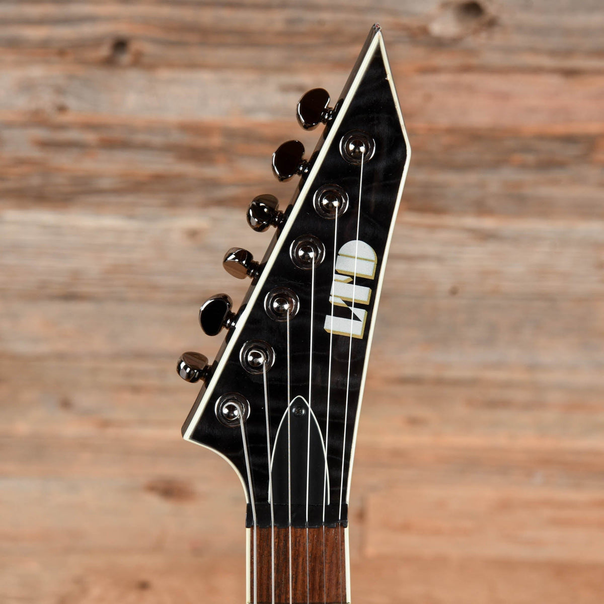 LTD MH-401QMNT Transparent Black 2008 Electric Guitars / Solid Body