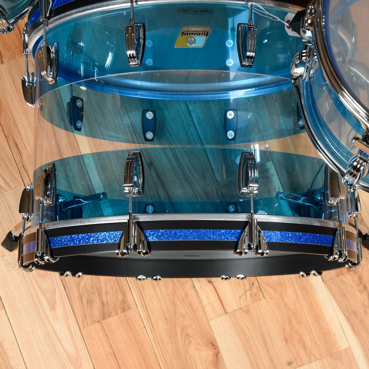 Ludwig Vistalite 13/16/22 3pc. Drum Kit Blue/Clear/Blue Limited Edition Drums and Percussion / Acoustic Drums / Full Acoustic Kits