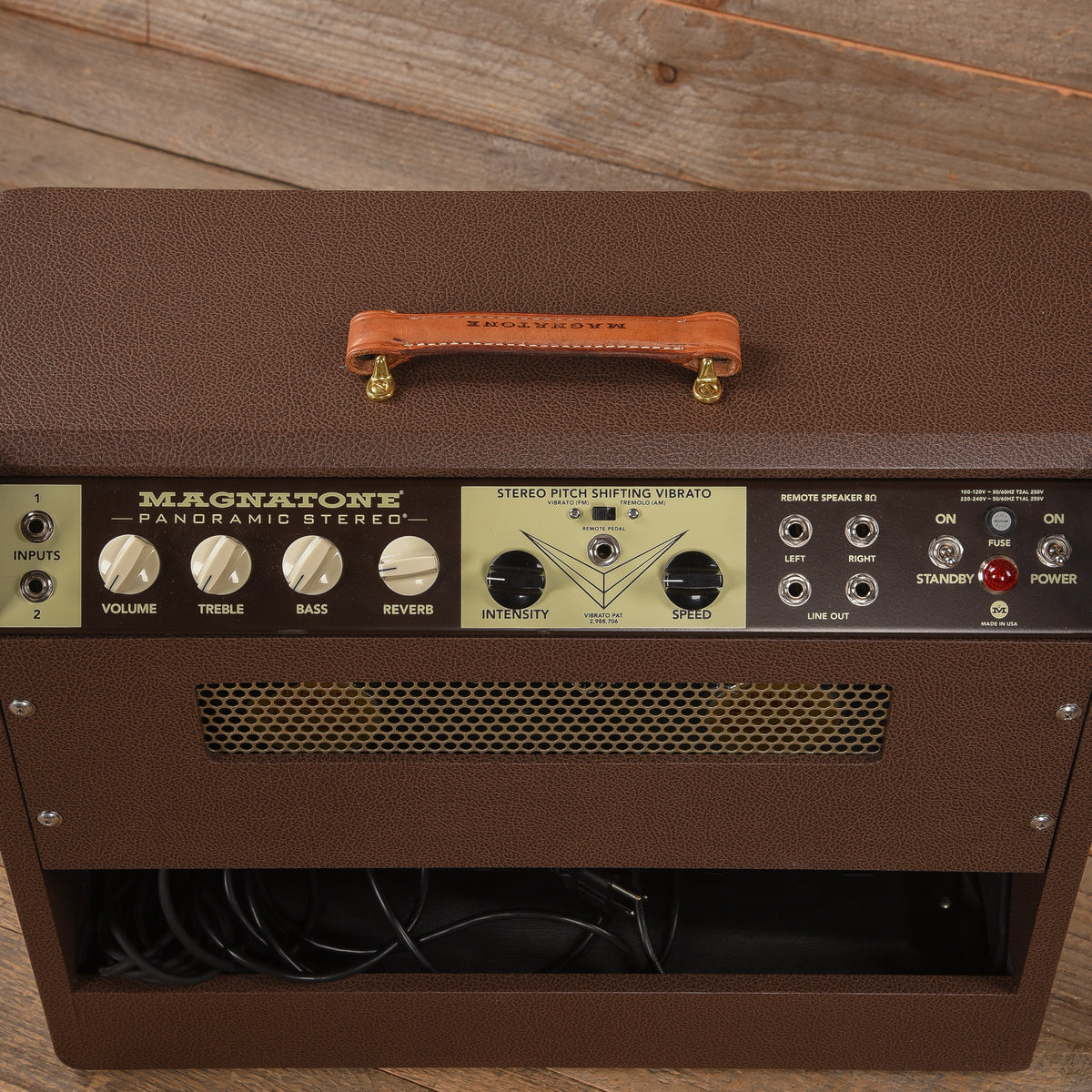 Magnatone Panoramic Stereo 12/12W 2x10 Combo Amp Amps / Guitar Combos