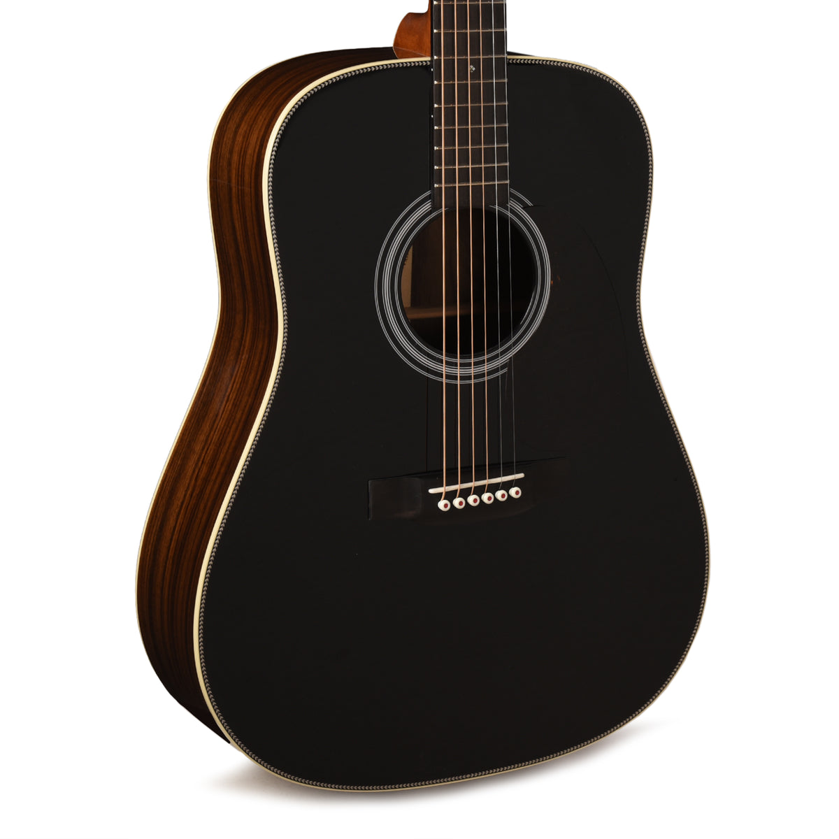 Martin Custom Shop D-28 Style Dreadnought Adirondack Spruce VTS/Wild Grain East Indian Rosewood Black Top Acoustic Guitars / Dreadnought