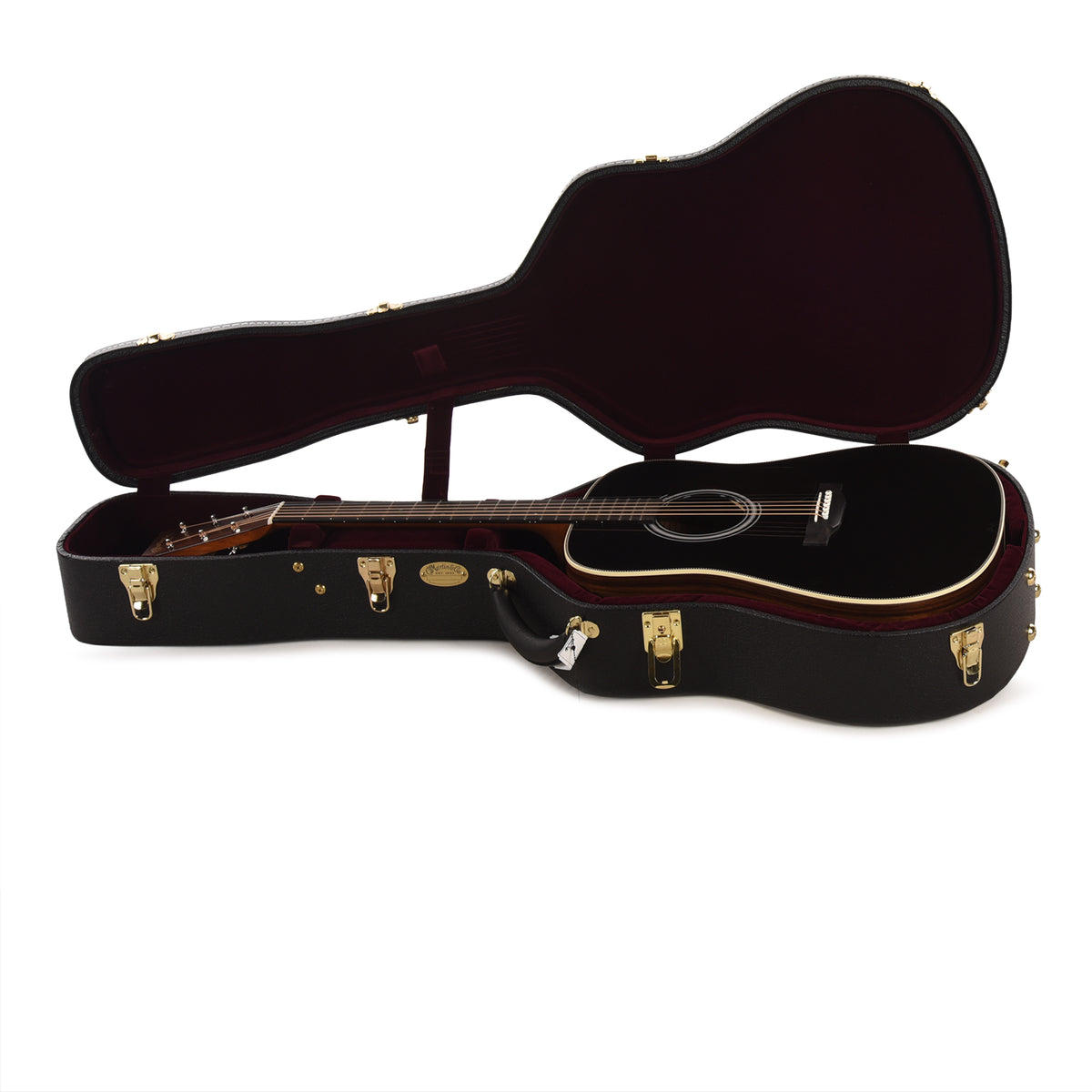 Martin Custom Shop D-28 Style Dreadnought Adirondack Spruce VTS/Wild Grain East Indian Rosewood Black Top Acoustic Guitars / Dreadnought