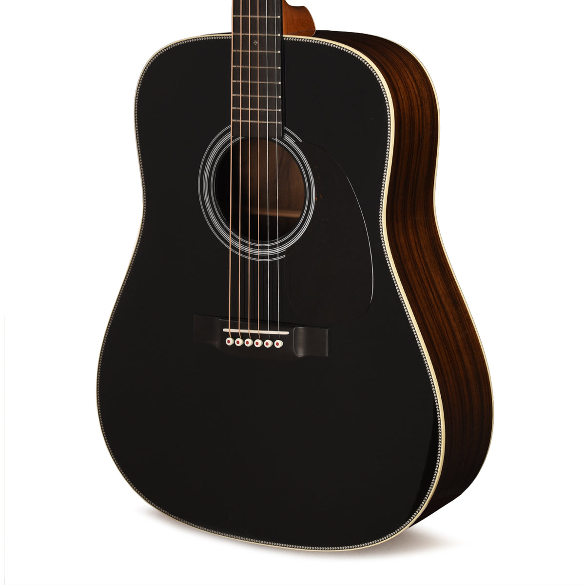 Martin Custom Shop D-28 Style Dreadnought Adirondack Spruce VTS/Wild Grain East Indian Rosewood Black Top Acoustic Guitars / Dreadnought