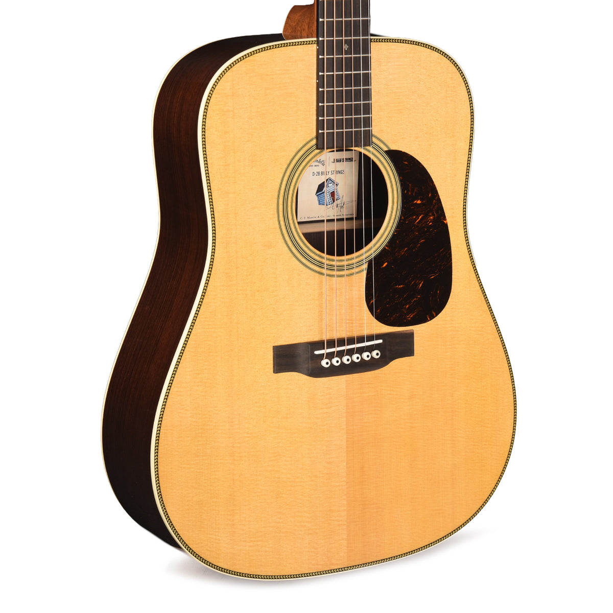 Martin D-28 Billy Strings Spruce/East Indian Rosewood Antique Toner Natural Acoustic Guitars / Dreadnought