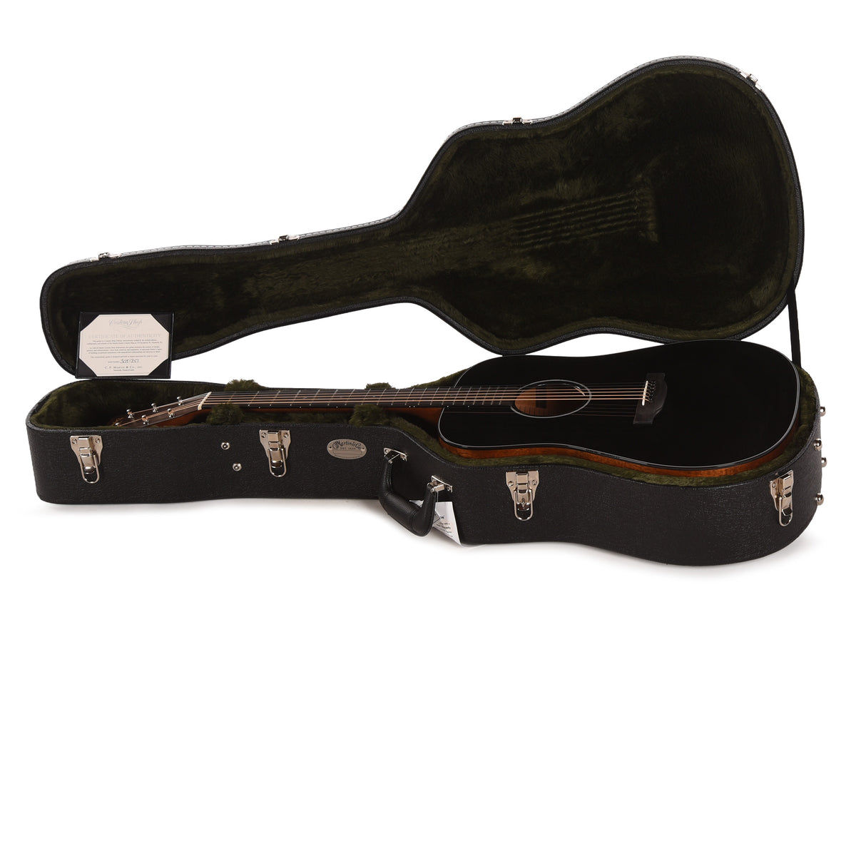 Martin Custom Shop 18-Style Dreadnought VTS Sitka Spruce/Mahogany Black Top Acoustic Guitars