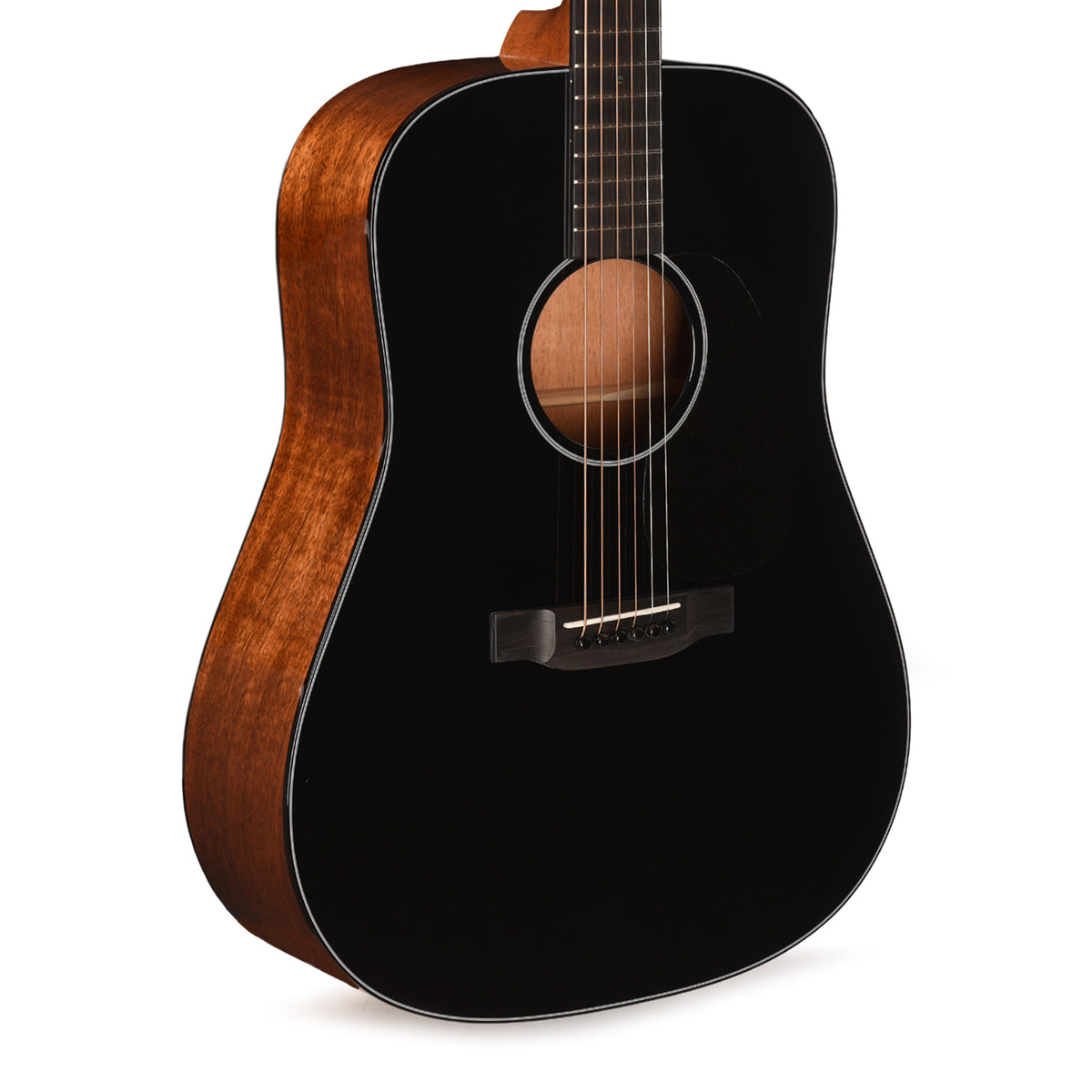 Martin Custom Shop 18-Style Dreadnought VTS Sitka Spruce/Mahogany Black Top Acoustic Guitars