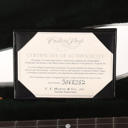 Martin Custom Shop 28-Style Dreadnought VTS Sitka Spruce/East Indian Rosewood Black Top Acoustic Guitars