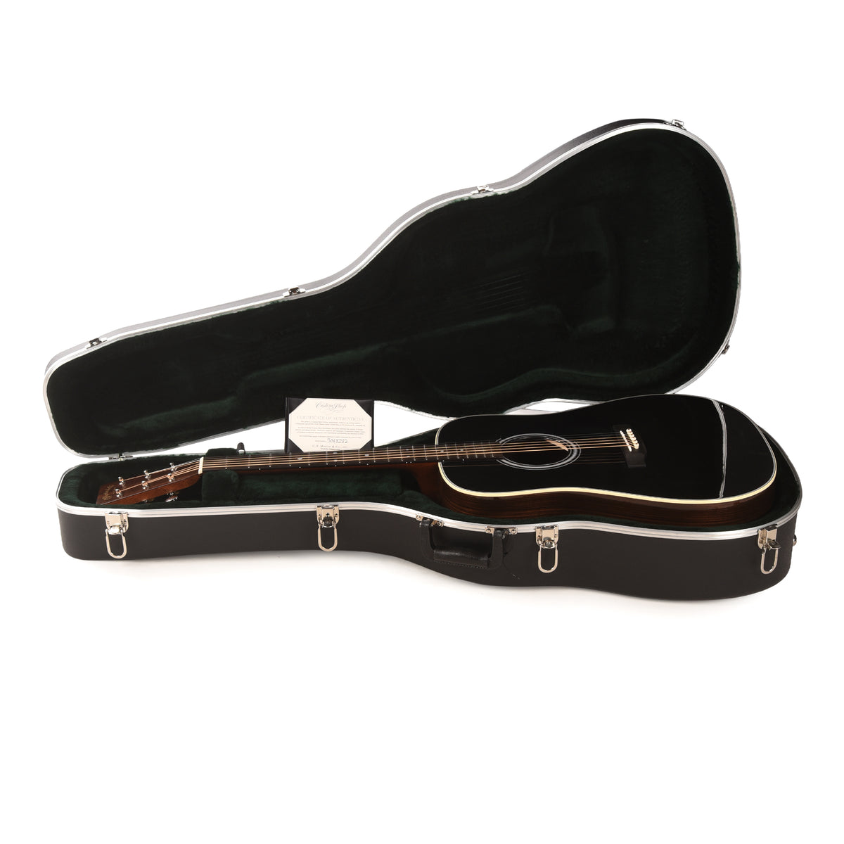 Martin Custom Shop 28-Style Dreadnought VTS Sitka Spruce/East Indian Rosewood Black Top Acoustic Guitars