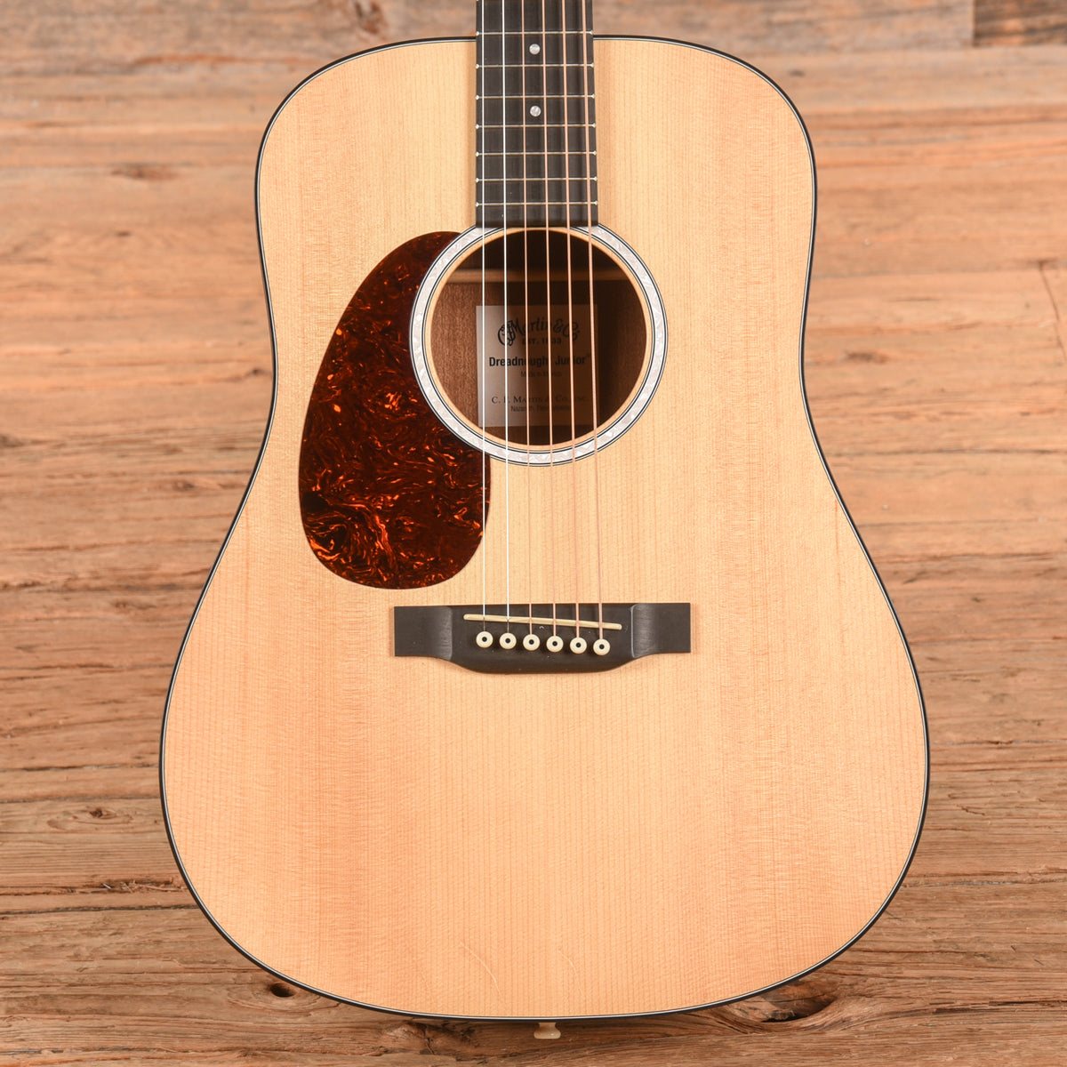 Martin DJR-10 Dreadnought Junior Natural 2022 LEFTY Acoustic Guitars