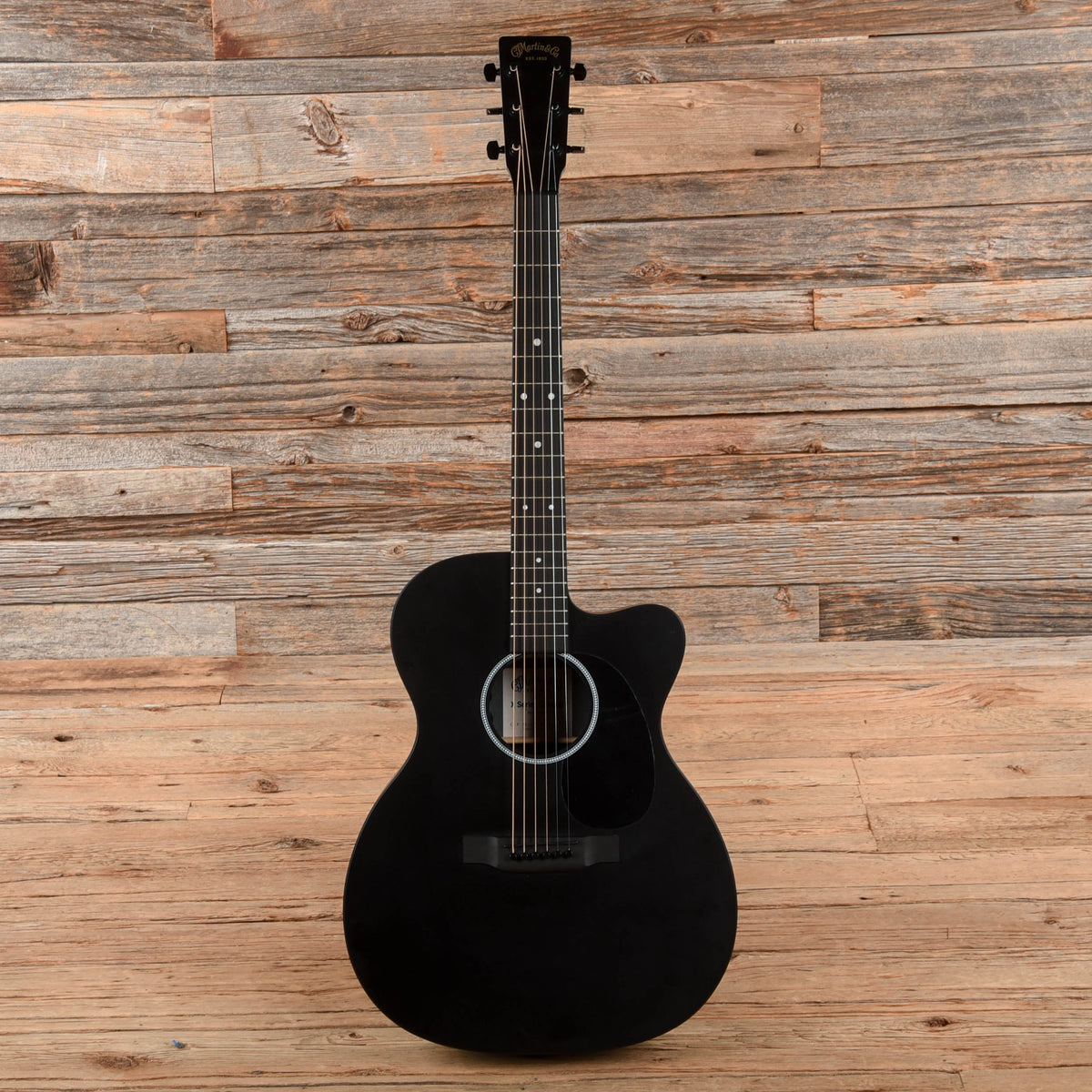 Martin OMCXAE Black 2017 Acoustic Guitars / OM and Auditorium