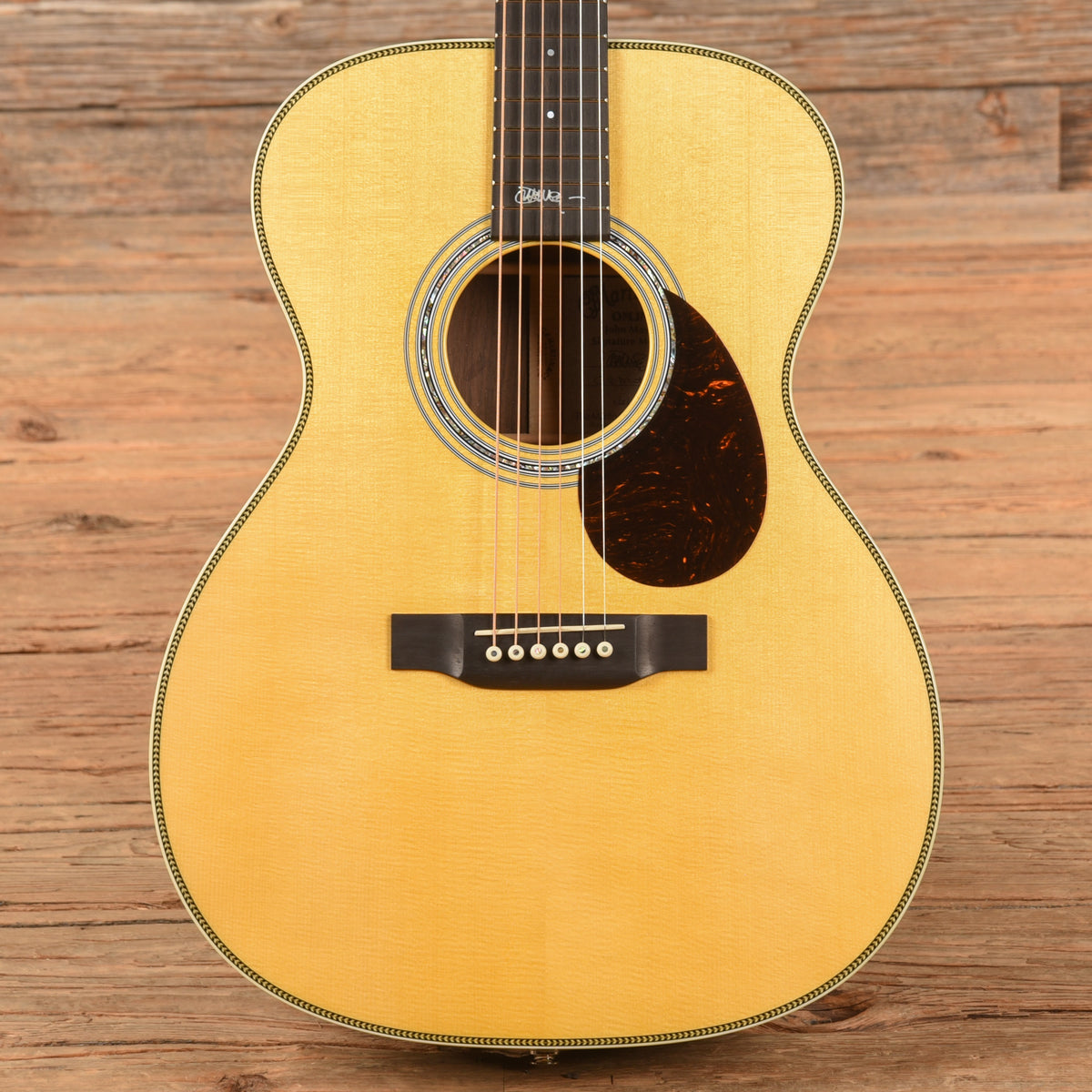 Martin OMJM John Mayer Natural 2016 Acoustic Guitars / OM and Auditorium