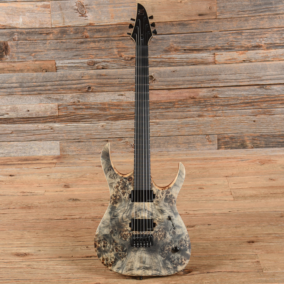 Mayones Duvell Elite 6 Burl Natural Electric Guitars / Solid Body