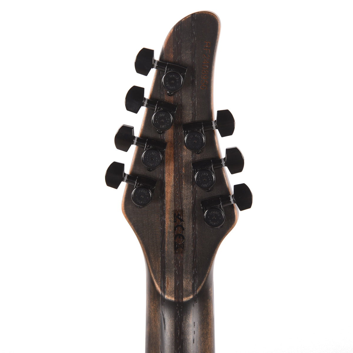 Mayones Regius 7 Baritone Flamed Maple/Swamp Ash Antique Black Electric Guitars / Solid Body