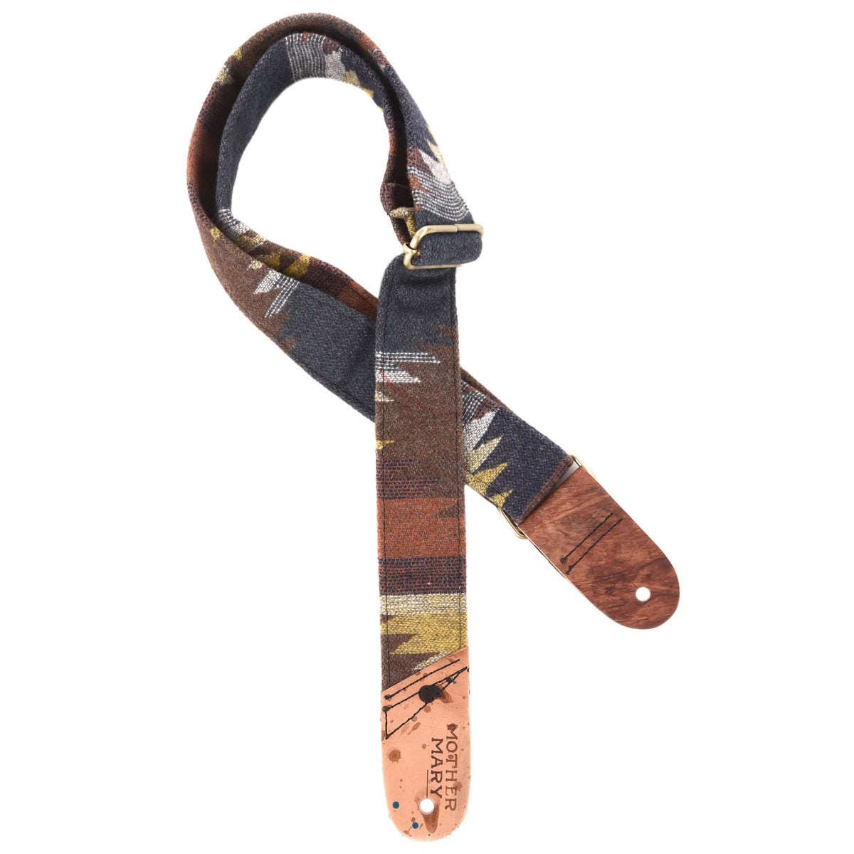 Mother Mary The Big Dan Brown/Yellow/Navy/Orange Southwest Strap Accessories / Straps