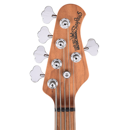 Music Man StingRay Special 5 HH Translucent Oxblood w/ Roasted Maple Neck Bass Guitars / 4-String