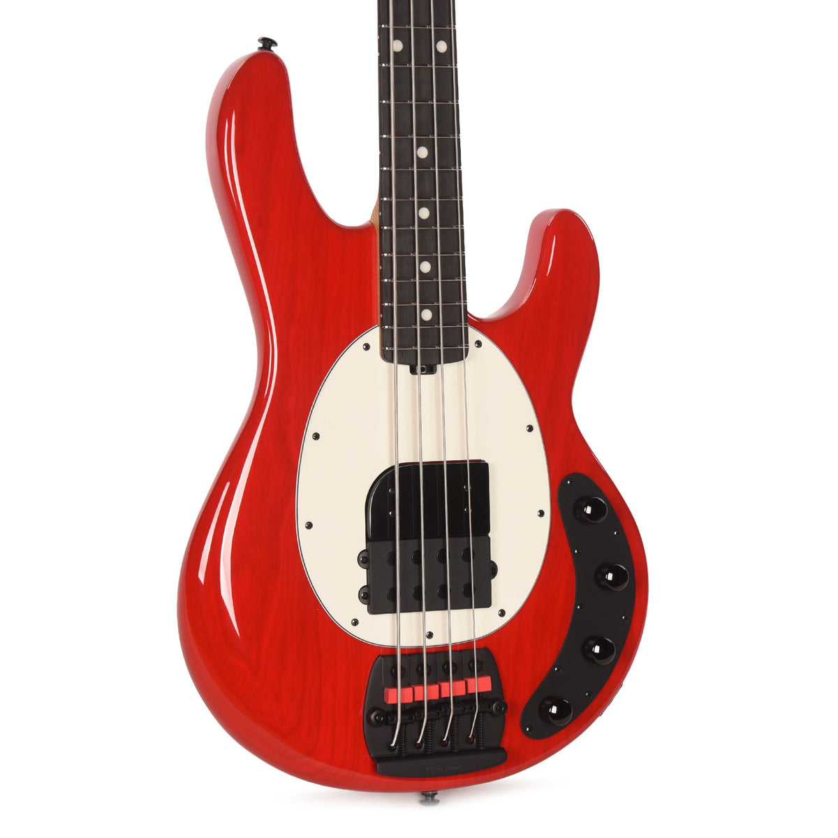 Music Man Tim Commerford Artist Series StingRay Bass Caliper Red Bass Guitars / 4-String