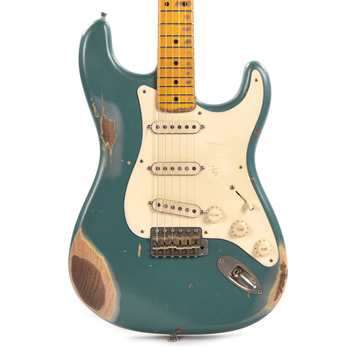 Nash S-57 Ash Sherwood Green Metallic Heavy Relic Electric Guitars / Solid Body
