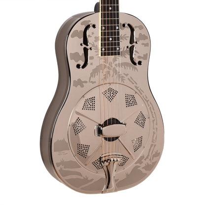 National Style O Single Cone Brass Bright Nickel 12-Fret Acoustic Guitars