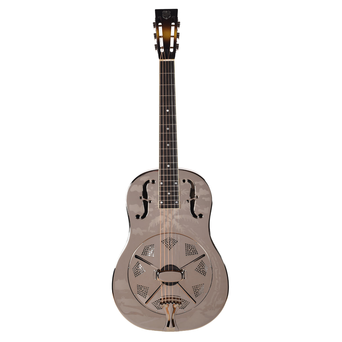 National Style O Single Cone Brass Bright Nickel 12-Fret Acoustic Guitars