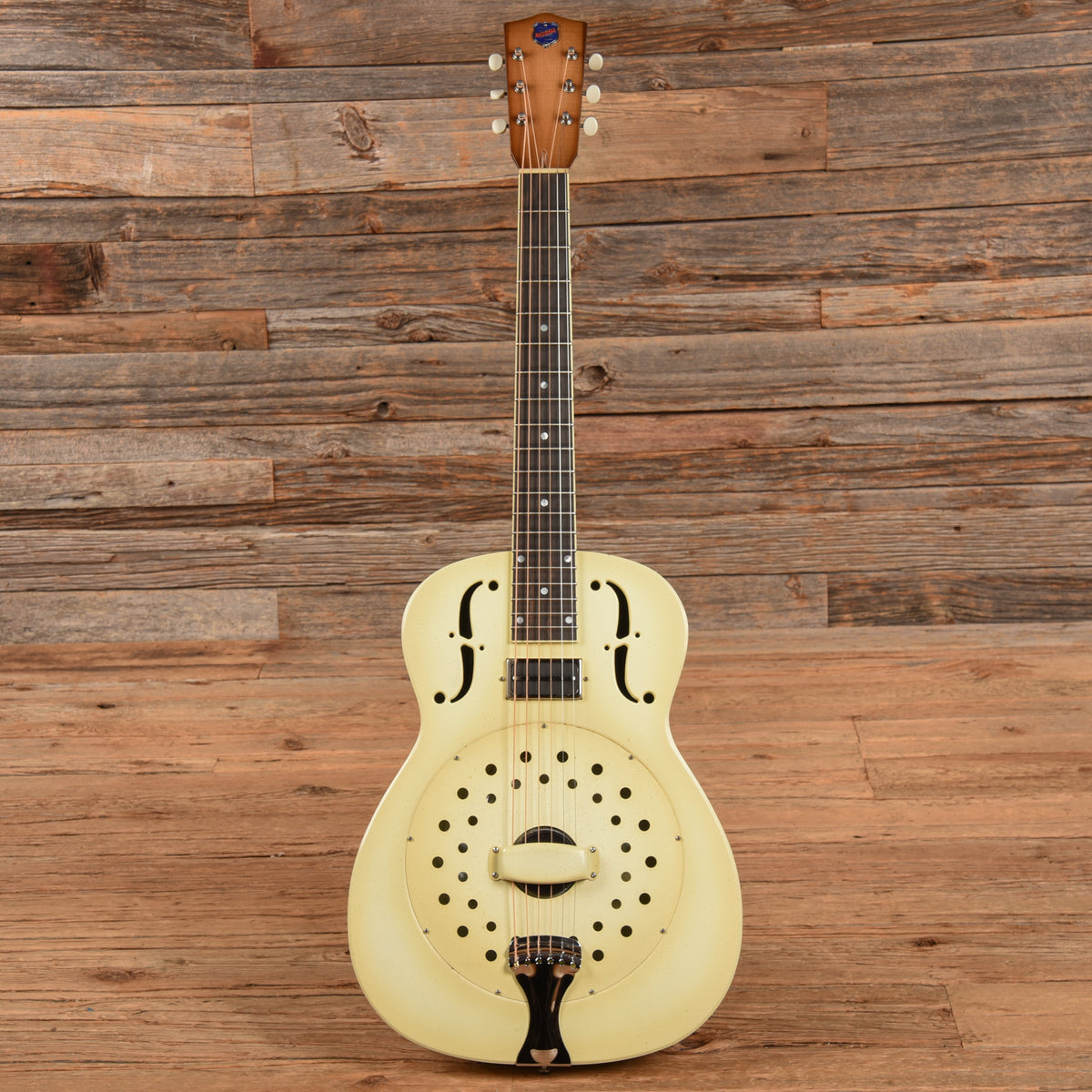 National Collegian Deluxe Ivory 2020 Acoustic Guitars / Resonator