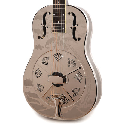 National Style O Single Cone Brass Bright Nickel 12-Fret Acoustic Guitars / Resonator