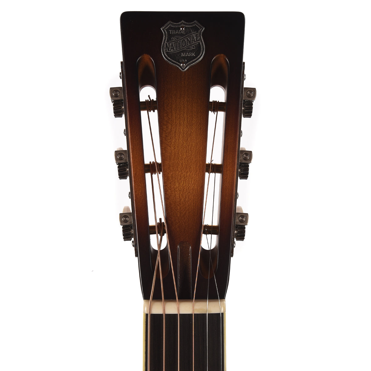 National Style O Single Cone Brass Bright Nickel 12-Fret Acoustic Guitars / Resonator