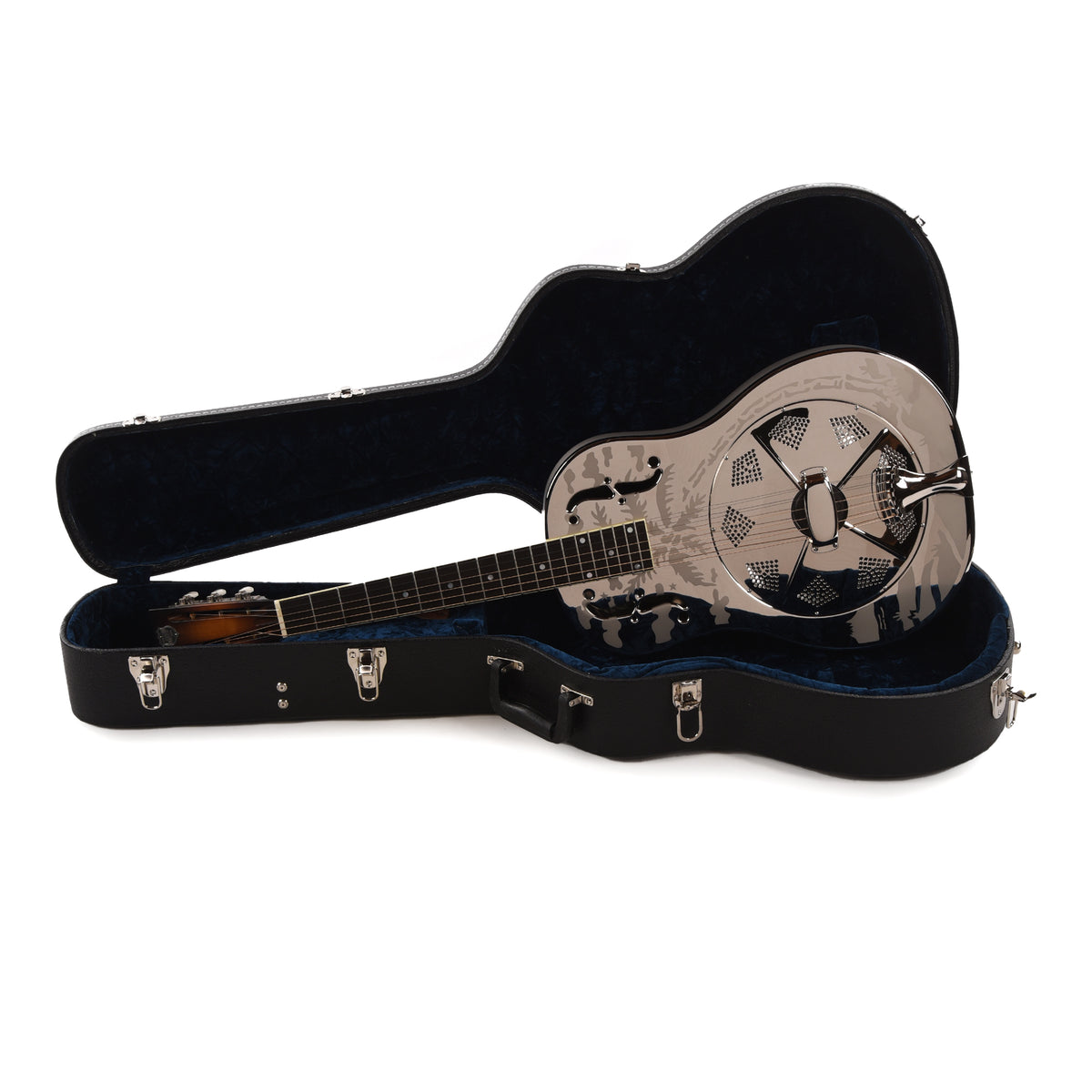 National Style O Single Cone Brass Bright Nickel 12-Fret Acoustic Guitars / Resonator