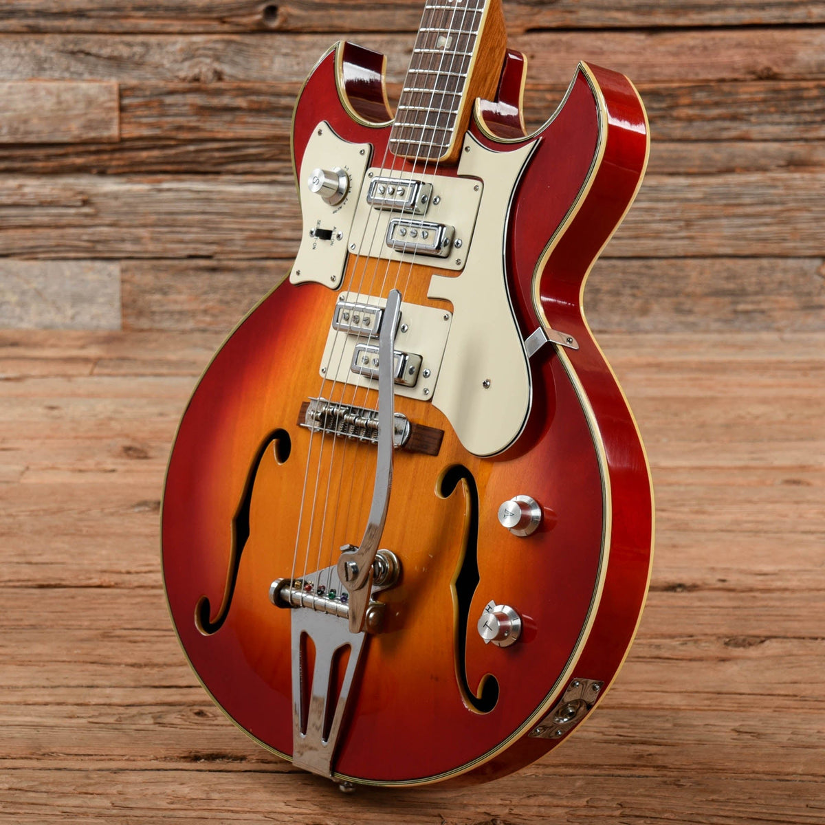 Norma EG-673 Cherry Sunburst 1960s Electric Guitars / Hollow Body