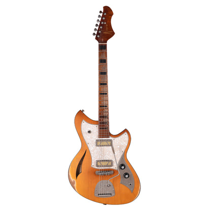 Novo Miris J Nicotine Blonde Medium Distress w/ Lollar Gold Foil Pickups Electric Guitars