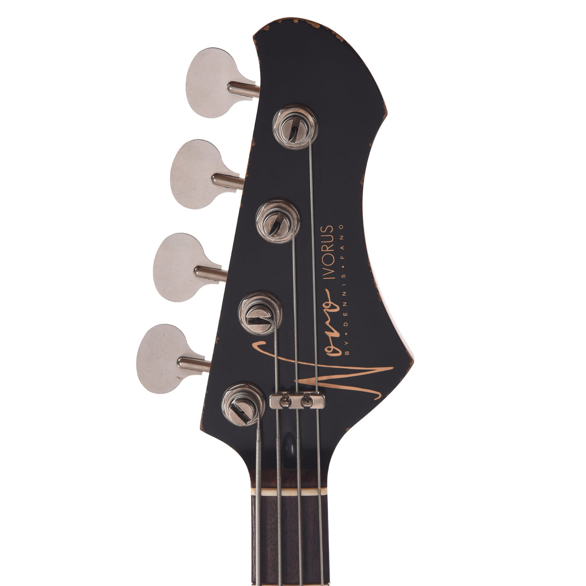 Novo Custom Ivorus Bass Amber Light Distress Amber w/Lollar Jazzmaster Bass Electric Guitars / Solid Body