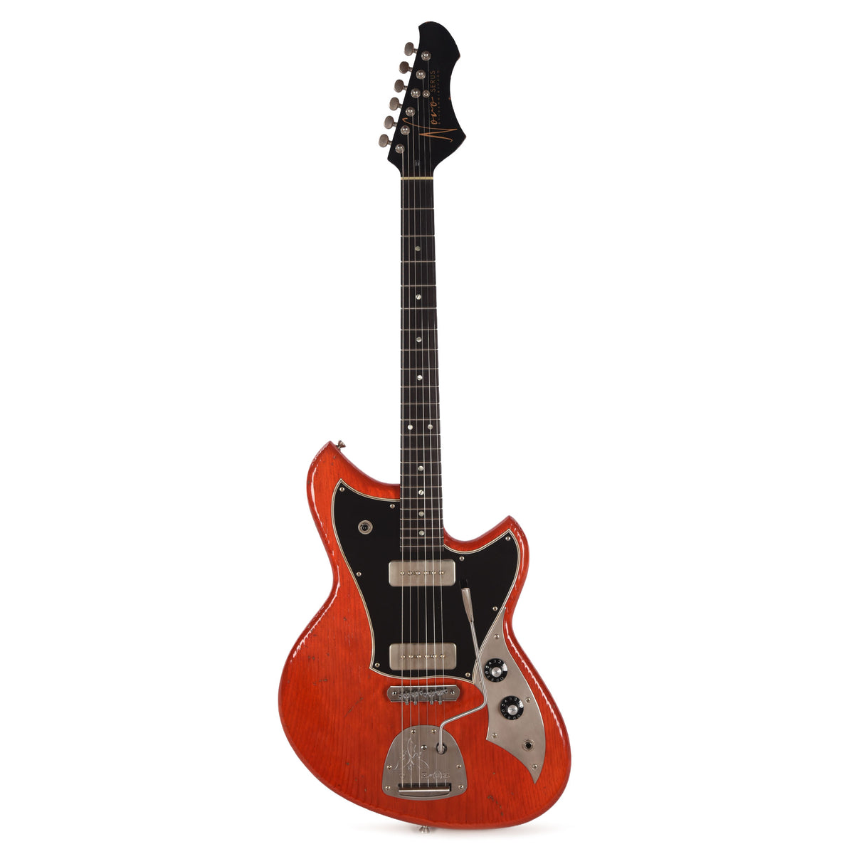 Novo Custom Serus J Faded Cherry Light Distress w/Nickel Fralin P90s Electric Guitars / Solid Body